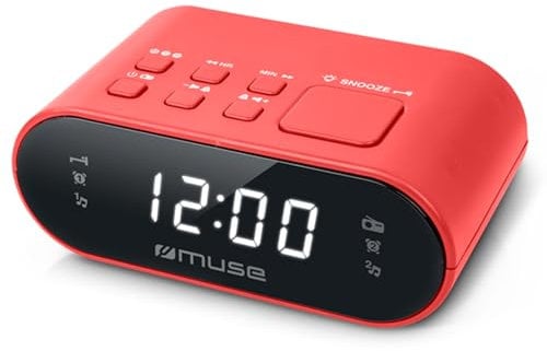 MUSE Radio réveil M-10 Red