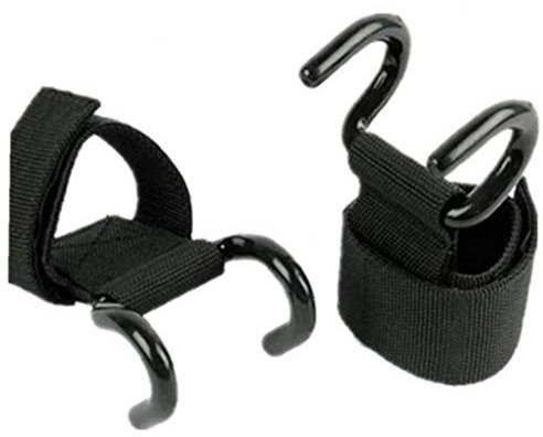 Casecover Sport Gewichtheben Handgelenk Haken Straps Abschliebare Handgriffe Für Kdk Gewichtheben Bodybuilding Krafttraining Workout-ideal Für Kreuzheben Shrugs Chin Up Und Hantel Zeilen 1pair