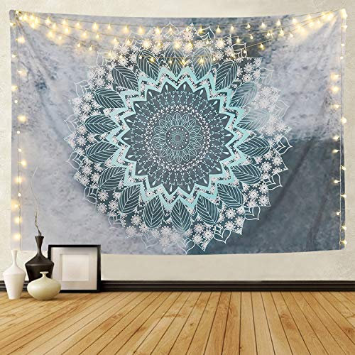 Alishomtll Mandala Wandteppich Wandbehang Tapisserie Indisch Yoga Hippie Tuch Böhmisch Wandtuch Wandkunst für Zimmer (180 x 235cm)