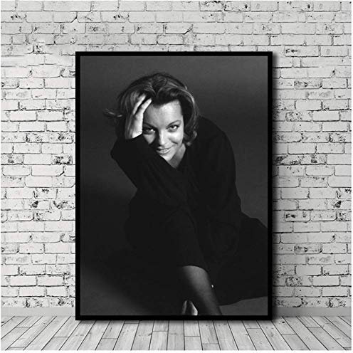 asfrata265 Wandkunst Poster Romy Schneider Poster Schauspielerin Star Leinwand Malerei Poster Druckt Leinwand Wandbild Für Home Room Decor No Frame 50X70Cm N103