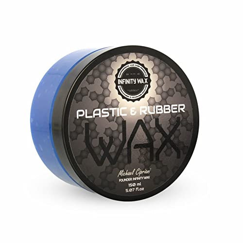 Infinity Wax – Plastic & Rubber Wax, 200ml, Restore & Seals Plastic & Rubber, Professional Finish, Trim Restorer