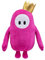 Close Up Fall Guys Ultimate Knockout Plüschfigur Original Pink