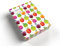 Geschenkpapier Apfel Geschenkverpackung für kleine Geschenke für Geburtstag Weihnachten Hochzeit (5 Bögen + 5 Aufkleber Geschenke + 18 Verschlusspunkte)