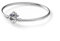 PANDORA Moments Disney Beißender Stitch Verschluss Armreif aus Sterling-Silber, Disney x Kollektion, Gr. 21, 591683C01-21