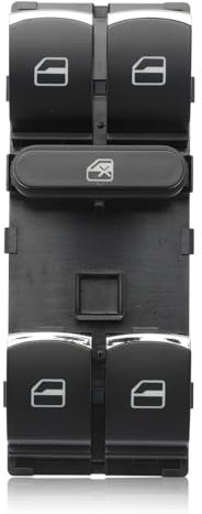 Konuooer Interruttore Pulsantiera Alzacristalli per Golf 6 Je-tta 5ND959857,Electric Power Pulsante Interruttore Finestra per Polo Passat Caddy Tiguan Touran 5K4959857