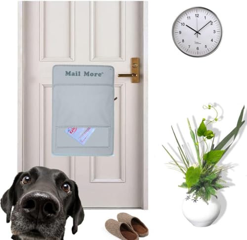 MAIL MORE® Letter Catcher for Front Door, Mail Cage, Letterbox Catcher, Door Box, Mail Letter Cage (WHITE)