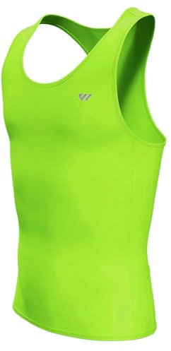 Lo.gas Radtrikot Herren Ärmellos Rennrad Trikot – Angenehm kühlend leicht Fahrradtrikot mit Taschen Ideal für Fitness, Alltag – Grün, M