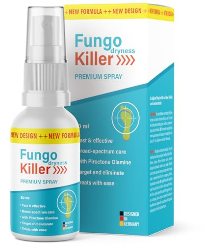 Fungo Dryness Killer | Premium Spray zur täglichen Pflege der Füße und Nägel | 1x50 ml