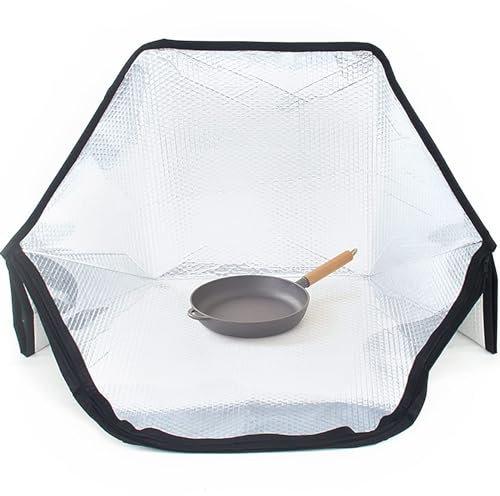 Cuisinière Solaire Extérieure, Four Solaire Haut De Gamme, Pliable Renforcé, Température De Test Maximale 90 ℃ ~ 110 C, Adapté Au Camping, À La Randonnée, Aux Urgences Et À La Science Populaire.