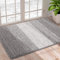 Homaxy Door Mats Indoor, Machine Washable Soft Doormats, Dirt Trapper Super Absorbent Entrance Rug, Non-slip Floor Mats For Inside, Front Back Door, Pets and Dogs (50 X 80 cm, Light Grey)