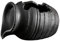 Garneck Fontaine Décorative Céramique pour Jardin Balcon Et Salon Vasque à Eau Circulation De Décoration Hydroponique Petit Modèle Noir sans Pompe