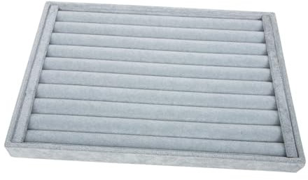 SOIMISS Ringe Organizer Fach Schmuck Organizer Aus Kunststoff Multi Slot Ring Display Tray 35x24x3cm Für Ringe Ohrringe Halsketten Für Hochzeit Verlobung Valentinstag