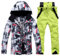 Generisch Langlaufski Set Herren, Skianzug Herren 2 Teilig Set Mit Kapuzen Skijacke Jacke Und Hosen Skianzug Winter Schneeanzug Warme Skibekleidung Wasserdicht Tracksuit Winddicht Schneemantel
