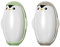 WANWEN 2PCS Penguin Lint Roller, Mini Lint Roller, Penguin Shape Reusable Lint Rollers for Pet Hair, Penguin Shape Washable Sticky Roller, Portable Mini Washable Lint Roller (C)