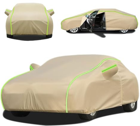 Auto Abdeckplane Autoabdeckung für 𝖡𝖬𝖶 Z3 M E36 Roadster/Convertible Coupe, Wetterfeste All Weather Vollgarage Ganzgarage Winddicht Regen(Khaki,für 𝖡𝖬𝖶 Z3 M E36 Roadster/Convertible Coupe)