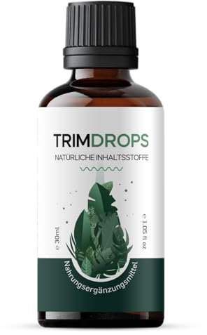Trim Drops - Complemento alimenticio con naranja amarga, rambután y kiwano, 30 ml