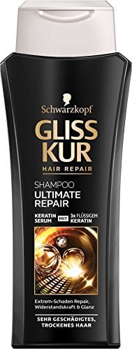 Schwarzkopf Gliss Kur Shampoo, Ultimate Repair, 3er Pack (3 x 250 ml)