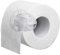 Tatay Hidden Toilettenpapierhalter, unsichtbar, Kunststoff, 6 x 6 x 9,7 cm, Weiß