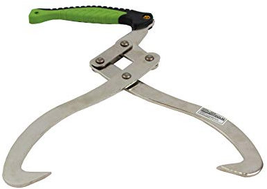 TRUTZHOLM® Handpackzange XL 300mm Packzange Handhebehaken Sappie Holzgreifer Heber Forstzange (3 Stück)