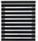 Blindecor - Indus doppelrollo klemmfix ohne bohren - duo rollo klemmfix Schwarz - 130 x 180 cm (Breite x Länge) Stoffgröße 127 x 175 cm