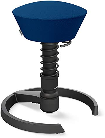aeris Swopper – Ergonomischer Hocker – Bürohocker höhenverstellbar – Vielseitiger Sitzhocker für einen gesunden Rücken – Bürostuhl ohne Rollen, Feder Standard