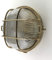Lampada da paratia rotonda in ottone IP64 KsH e Co Athena