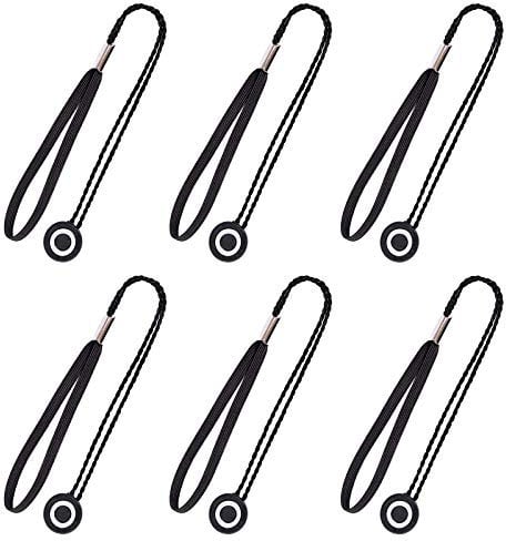 Be In Your Mind 6Pcs Self-Adhesive Elastic Lanyard, Anti-lost String Fit for DSLR and SLR Front Lens Cap 9 Inch (Universal)