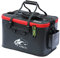 MMSGA Angeleimer, Tragbarer Faltbarer Angelköder-Eimer，Multifunktionaler Behälter für lebende Angelköder, Outdoor-Camping-Eva-Angeltasche und Fischschutzeimer(Schwarz, 38L)
