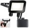 Manningham Lighting 10W Microwave Motion Sensor LED Floodlight IP65 Outdoor Waterproof Fast Fix Bracket Security Garden Cool White Super Bright (10W, Microwave Sensor)