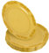 STACKABLES ~ Pack of 20 Hard Lightweight Plastic Plates 7.5 Gold Serving Plates ~ Multi-Purpose Reusable Plate for Weddings Parties Catering & Picnic