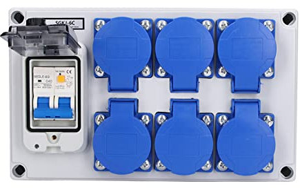 Caja de Enchufe Impermeable para Exteriores, Cubierta de Cierre Automático, a Prueba de Polvo, Instalación Más Fácil, Caja de Enchufe de Pared Resistente de 200-250V para Inodoros