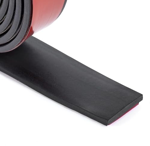 Tiras de goma de neopreno (1 pulgada de ancho x 1/8 pulgadas de grosor x 10 pies de largo, 1)