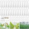 TUIBEIDAMAI Tomatenhaken mit Schnur,32 Stück Tomatenhaken Metall mit 32 Pflanzenschnalle und 15m Seil,Garden Tomato Hooks,für Hängende Tomaten und Gurken.