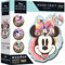 Trefl – Konturenpuzzle aus Holz: Disney, Stilvolle Minnie Maus – 160 Stücke, Wood Craft, Unregelmäßige Formen, 10 Figuren, Premium Modern Puzzlespiel, für Erwachsene und Kinder ab 9 Jahren