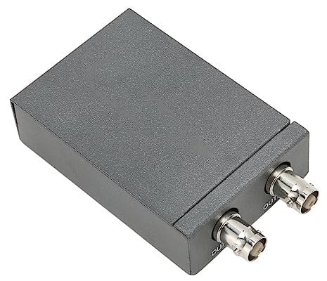 1 in 2 Out HDMI to AHD Converter, 4K 720P 1080P HDMI to AHD Adapter for HD CCTV Outdoor Home Camera System AHD DVR NVR Video Recorder, Coaxial Conversion Loop Through Output