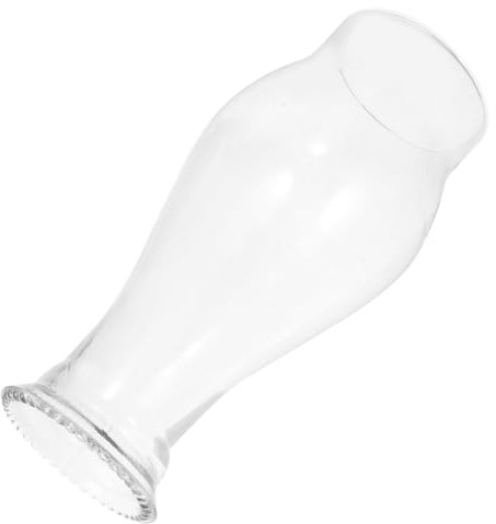 IMIKEYA Petroleumlampe Ersatzglas: Öllampen Ersatz Glasschirm 7 cm untere Durchmesser Glaszylinder Lampenzylinder Ersatzglas für Petroleumlampe