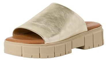 Tamaris Damen Wedge/Plat Mule - 1-27252-42 933 36 LIGHT GOLD - TOUCH-IT