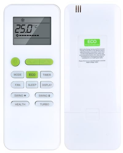 GOUYESHO Neue GYKQ-52 für TCL AC-Klimaanlagen-Fernbedienung mit ECO-Funktion
