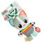 LAMAZE Millie die Katze | Kinderwagen-Spielzeug zum Anklipsen mit verschiedenen Texturen, Rassel, Knisterohren und Satinbändern – Sensorik-Spielzeug für Babys ab 0 Monaten