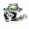 MSPOVOF Frosch Charms 925 Sterling Silber 5A Zirkonia Anhänger für Armband Halsketten Schmuck Geschenk für Damen Frauen