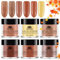 6PCS Erntedankfest AcrylPulver, EBANKU AcrylPulver Große Kapazität Professionelle Acryl Nagel Pulver für Nagel-Acryl Verlängerung, Nagel Carving, Langlebig, keine Nagellampe erforderlich