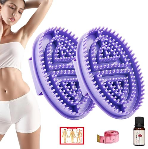 2pcs Meridian Brush Massage, Beauty Salon Professional Custom Meridian Massage Brush for Body, Relaxation and Stress Relief