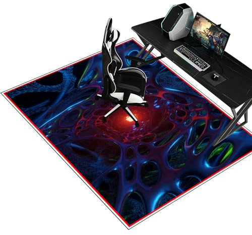 Non Slip 180 x 230 cm Office Chair Mat for Low And No Polar Carpeted Floors Carpet Chair Mats for Gaming Chairs Office And Home Floor Protector