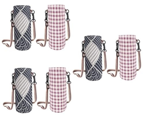 Yardwe 6 STK Tragetasche für Wasserflaschen Taschen für Wasserflaschen aus Segeltuch Taschen für Campingflaschen wasserflasche Tasche wasserflaschentasche Taschen für Picknickflaschen
