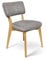 SOFTO Esszimmerstuhl REMI – Stuhl Esszimmer - Esstisch Stühle - Esszimmerstühle Holz - Schminktisch Stuhl - Stühle Wohnzimmer - Boucle Grau