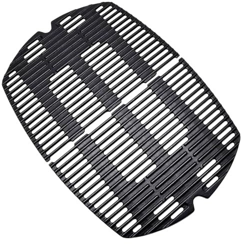 Shengyongh CC7646 Grillroste aus Gusseisen, 63,5 x 45,2 cm, Ersatz für Weber 7646 Q300 Serie, Q320, Q3000 Serie, Q3200, 586002, 57060001, 404341 Grillmodelle