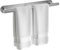 KNGNGK Self Adhesive Towel Rail Stainless Steel Towel Holders 40 CM Towel Rails Wall Mounted Single Towel Bar No Drilling Towel Rack Rust-Proof Towel Rail Hanger for Bathroom Kitchen Home (Silver)