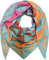 XL Dreieck Strickschal Herz Leopard Frühling Schal 100% Baumwolle Made in Italy Fashion Tuch Dreieckschal Stola Herbst Frühling Tuch Leo Love is Love Happy (Happy Mint)