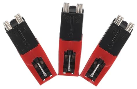 VANZACK 3stücke Ersatz-nadeln Für Plattenspieler Keramische Stylus-nadeln Mit Saphirspitze Für Präzisen Vintage Zubehör Für Schallplattenliebhaber