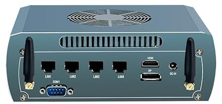 FakestarPC Robuster Mini-PC AMD ryzen 5 7535u 4 x 𝐈𝐧𝐭𝐞𝐥 2,5 G LAN 2 x ddr5 2 x nvme 6 x USB 1 x db9 COM NAS Computer Proxmox Industrielle Vision